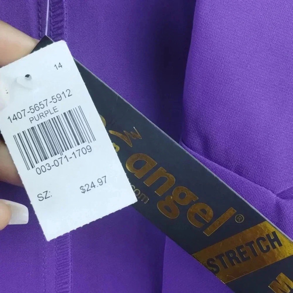 Medium Purple Blazer Long Sleeve Suit Stretch Jacket NWT - Picture 3 of 3